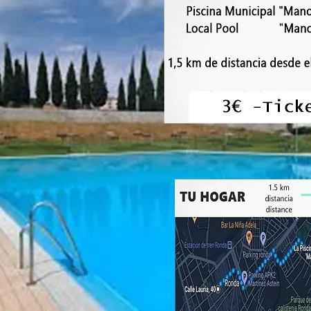 Tu Hogar Desayuno, Parking Y Piscina Incluidos Ronda Exterior photo